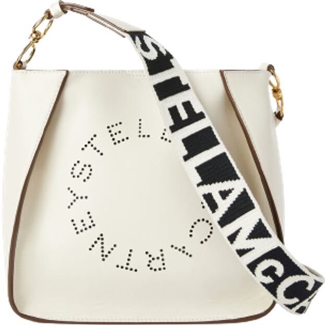 Stella McCartney - Logo Crossbody Bag, Woman, White - U