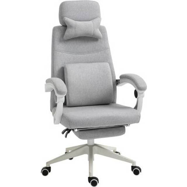 Vinsetto Black Racing Gaming Chair Swivel Home Office Gamer Chair with Wheels | TJ Hughes