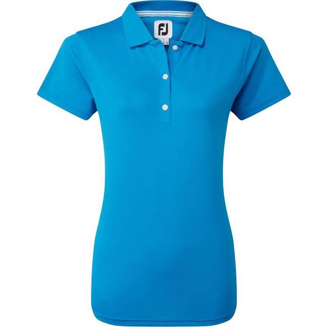 FootJoy Ladies Stretch Golf Pique Shirt - Cobalt - 88498 - Medium