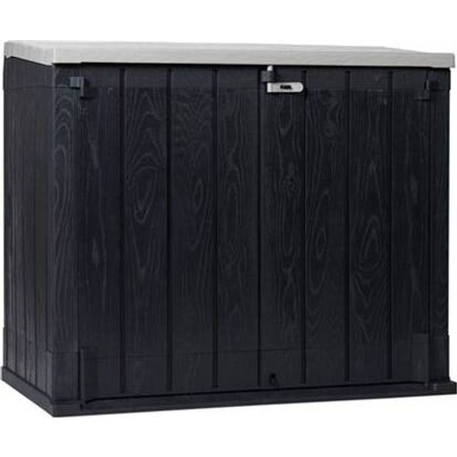 Toomax Anthracite and Grey Extra Large Garden Storage Box - 1270L