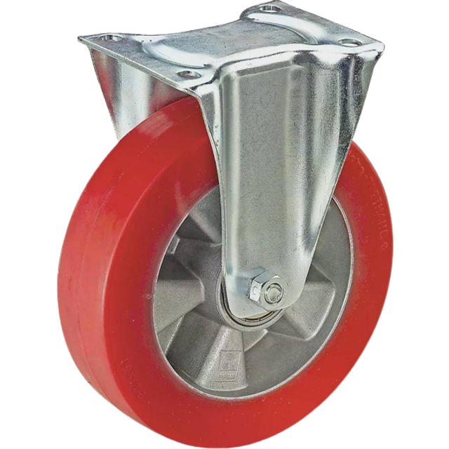 Wicke wheel Ø x width 200 x 50 mm, wheel Ø x width 200 x 50 mm, fixed castor