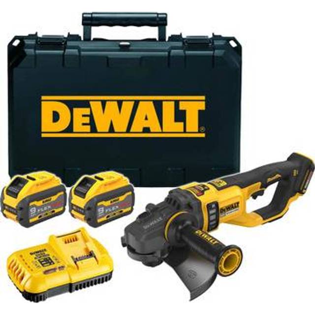 Dewalt - DCG460X2 54v xr Flexvolt 230mm Brushless Angle Grinder Kit - 2 x 9ah Batteries