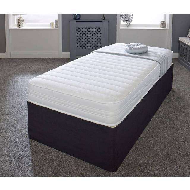 The Sirocco White 18cm Deep Value Hybrid Memory Foam Spring Mattress - White / Small Single