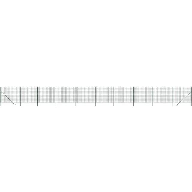 Vidaxl - Wire Mesh Fence Green 1.8x25 m Galvanised Steel