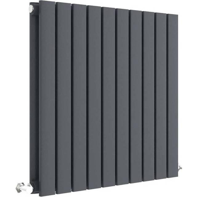 nuie Sloane Horizontal Double Panel 600x586 - Anthracite, Grey