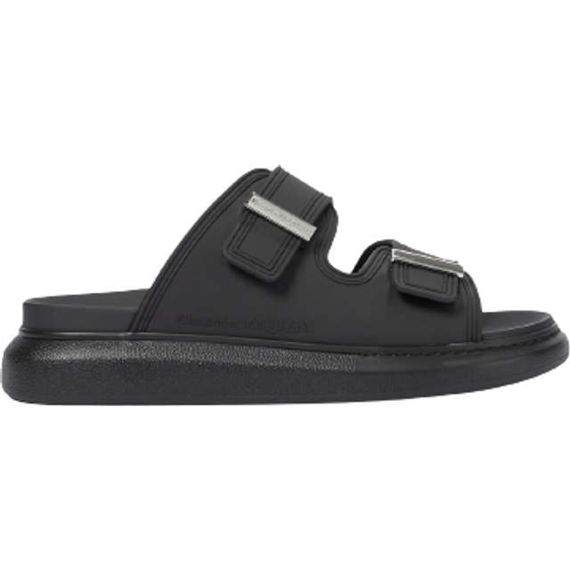 McQueen - Exagerrated-Sole Rubber Slides - Men - Black - EU 44.5