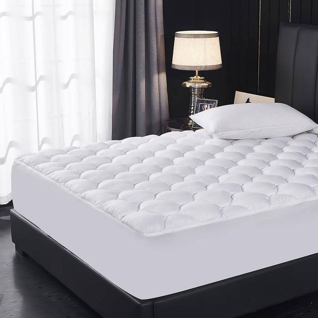 Ezysleep Luxury Plush Cloud Mattress Topper Small Double, White