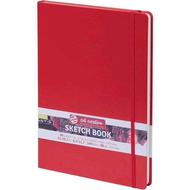 Talens Art Creation Sketchbook Red 21X29,7 cm, 140 Grams