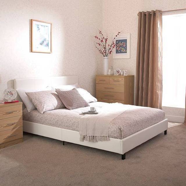 GFW Small Double White Bed In A Box