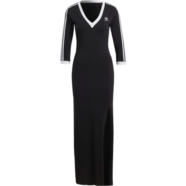 ADIDAS ORIGINALS Maxi Dress V |Svart |XS