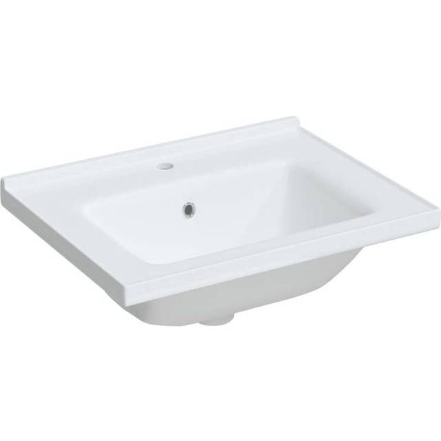 (61 x 48 x 19.5 cm) vidaXL Bathroom Sink Toilet Basin Sink Wash Basin White Rectangular Ceramic