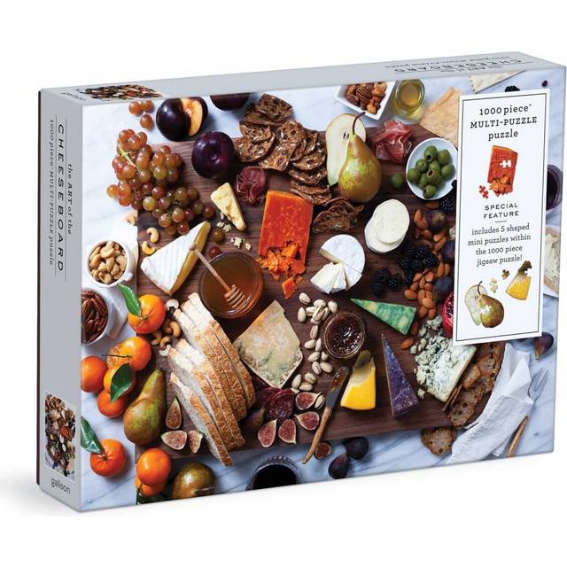 Art of the Cheeseboard 1000 Piece Multi-Puzzle Puzzle