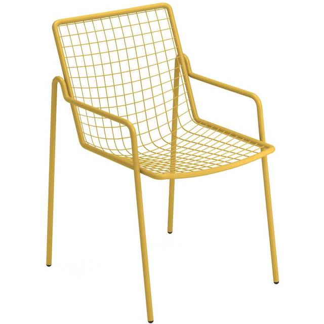 Emu - Fauteuil empilable Rio R50 - Jaune - Acier - Designer Anton Cristell