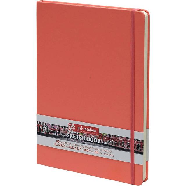 Sketchbook A4 Coral Red