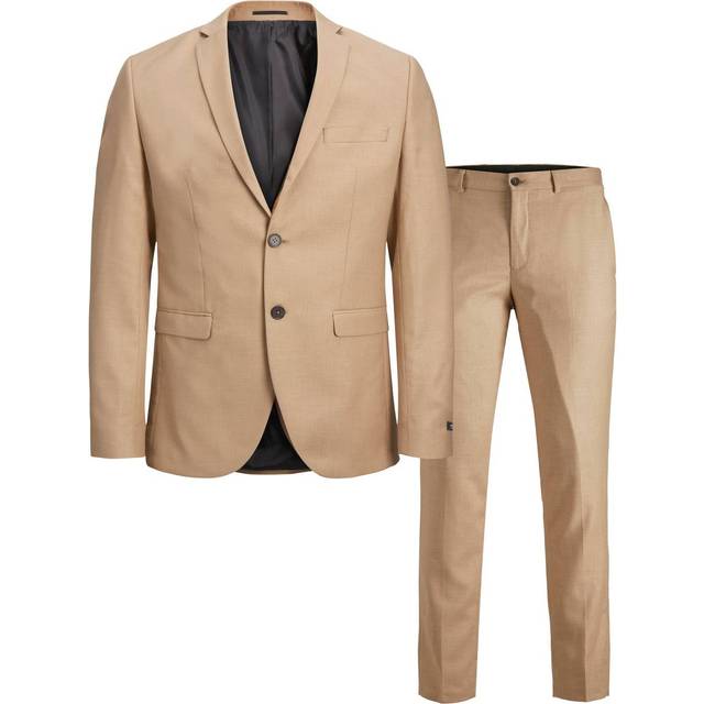 Jack & Jones - Kostym jprSolaris Suit Noos, 2 delar - Brun