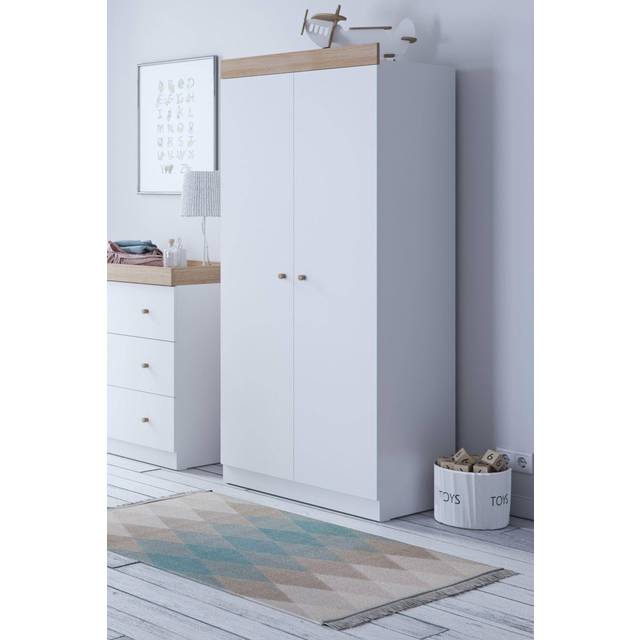 Little Acorns Burlington 2 Door Double Wardrobe