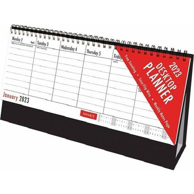 2024 Easy Flip Week To View Desk Top Stand Up Office Home Planner Calendar