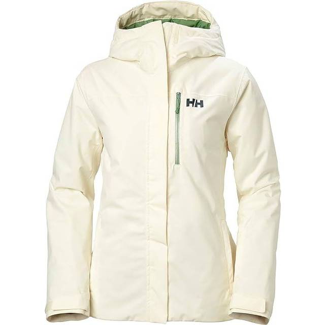 Helly Hansen Womens Snowplay Jacket - White - XL