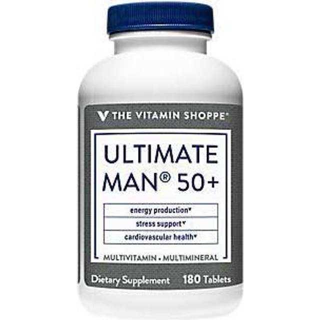 The Vitamin Shoppe, Ultimate Man® 50+, Multivitamin and Multimineral, 180 Tablets