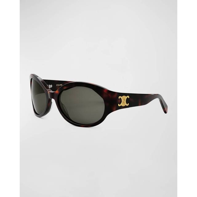 Celine Woman Sunglass Bold 3 Dots CL40263I -  Frame color: Tortoise Blonde, Lens color: Grey