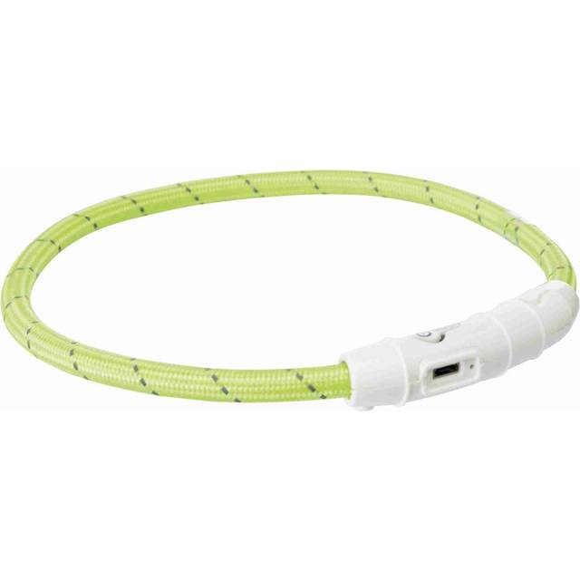 Trixie Flash Ljusring USB M – L (45 cm/ø 7 mm) grön