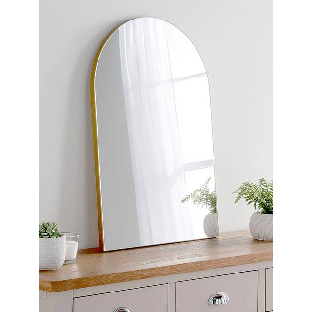 Yearn Gold Arch Wall Mirror 75 x 50cm