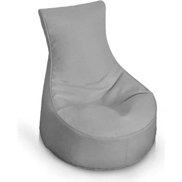 (Grey) Bonkers Solo Bean Bag Chair - Water Resistant