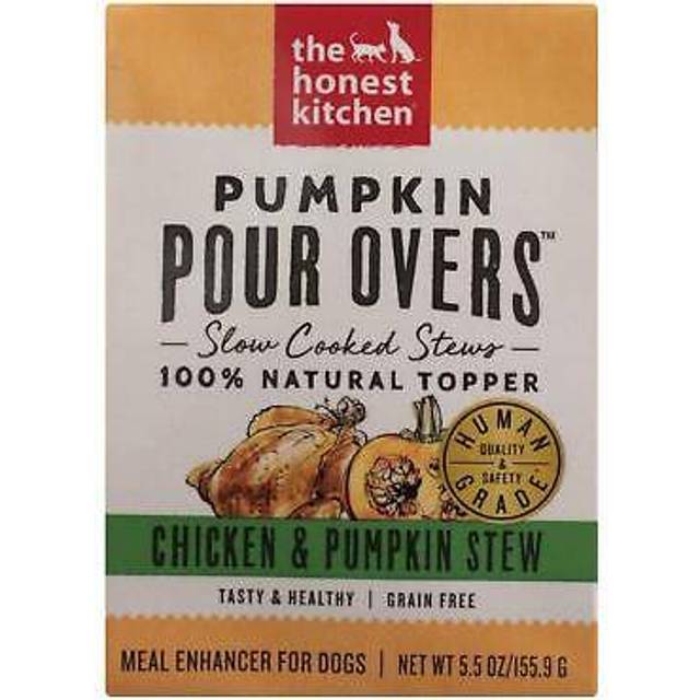 The Honest Kitchen Pumpkin Pour Overs Dog Food Topper Chicken & Pumpkin Stew 5.5 oz