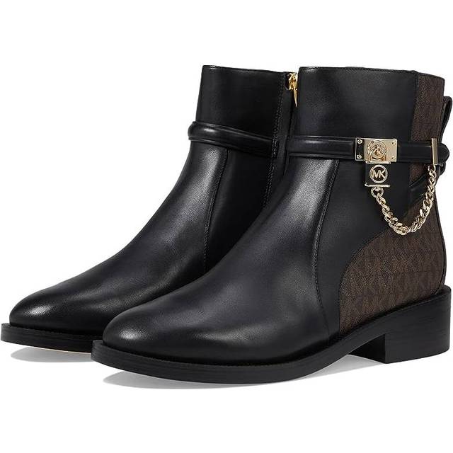Michael Kors Boots & Ankle Boots - Hamilton Flat Bootie - black - Boots & Ankle Boots for ladies - 4 (UK)