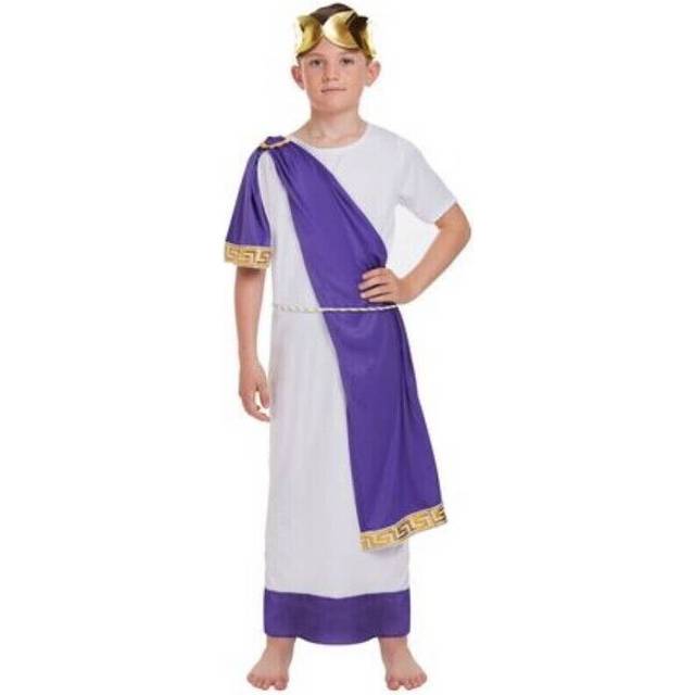 Roman Emperor World Book Day Fancy Dress Costume To Fit Age 7-9 Years