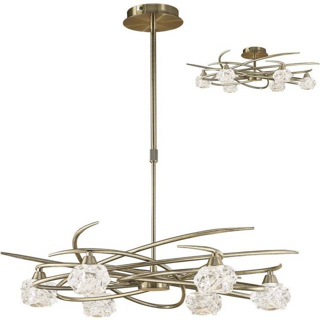 Mantra M4072 Maremagnum Telescopic Convertible To Semi Flush 6 Light G