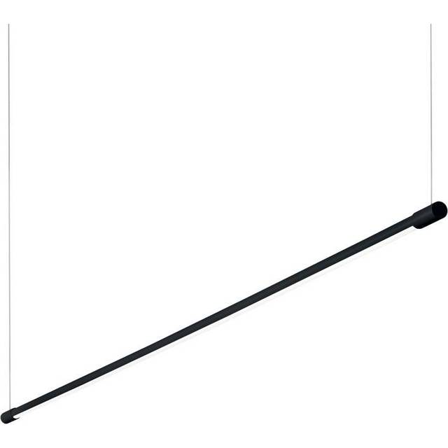 Ideal Lux LED Decorative Linear Integrated Pendant Light Black, 3000K