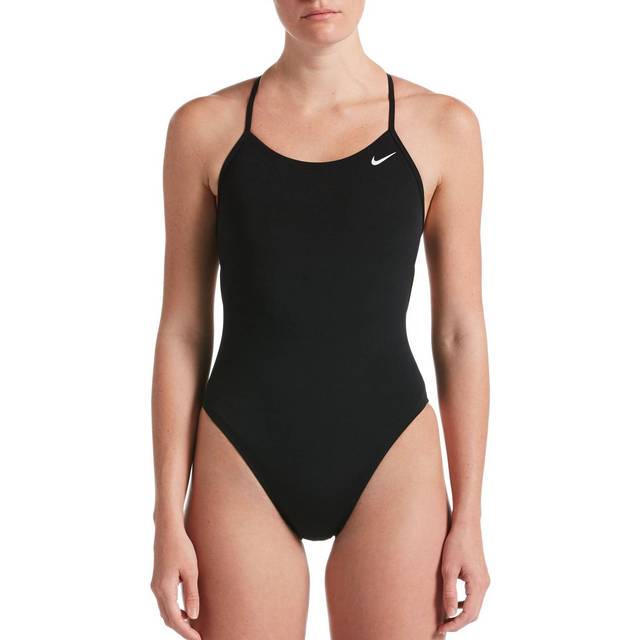 Nike Hydrastrong Lace-Up Tie Back One-Piece Black 30