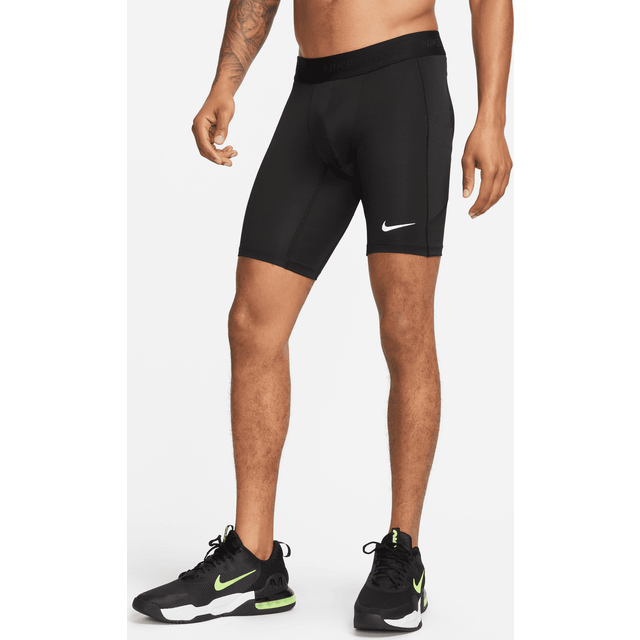Shorts Nike Pro Men's Dri-FIT Fitness Long Shorts Black/ White S