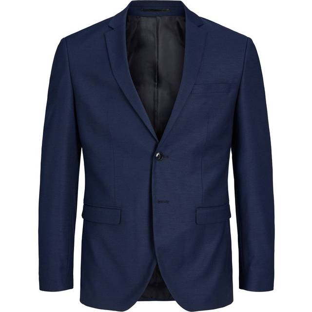 JACK & JONES herr jprsolaris kavaj noos Blazer, Dark Navy, 42