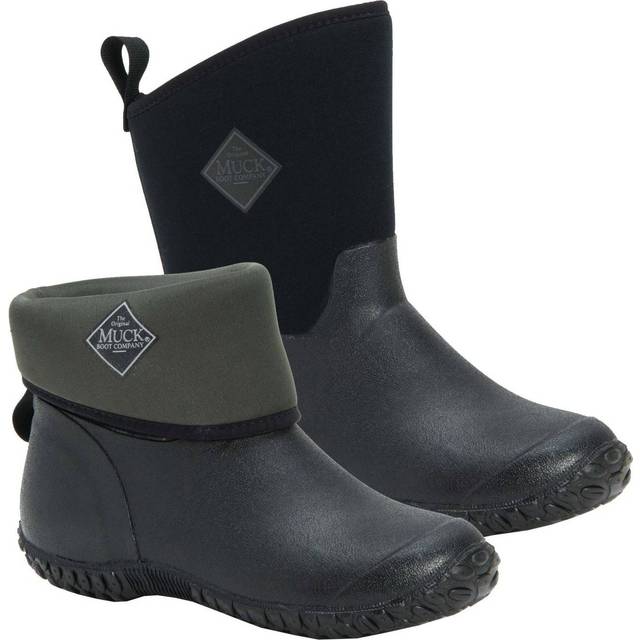 Muck A-046283 Muckster Mid Triple Reinforced Toe Womens Boot Black Uk 4 - 8