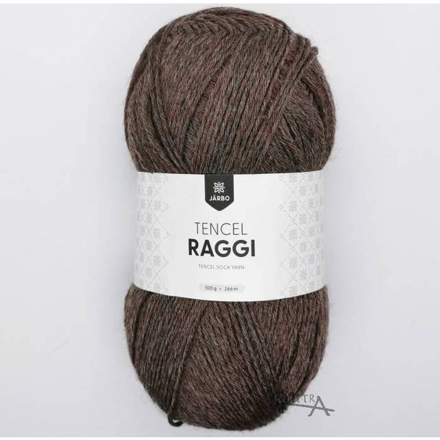 Tencel Raggi 100 g Brown Melangé Järbo