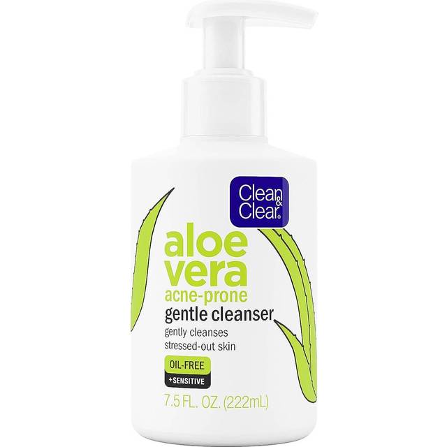 Clean & Clear Aloe Vera Gentle Acne Facial Cleanser, 7.5 fl. oz