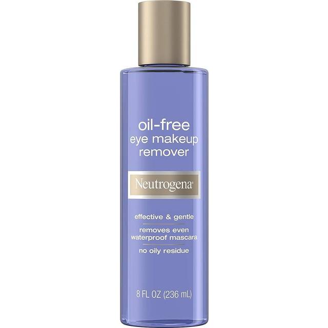 Neutrogena Gentle Oil-Free Eye Makeup Remover & Cleanser for Sensitive Eyes, Non-Greasy Makeup Remover, Removes Waterproof Mascara, Dermatologist & Op