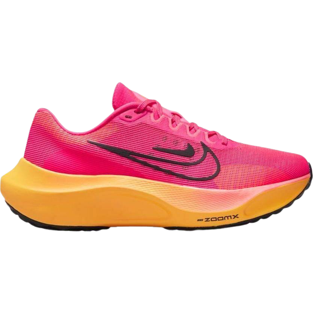 Nike Wmns Zoom Fly 5, damsneakers, Hyper Rosa Svart Laser Orange, 43 EU