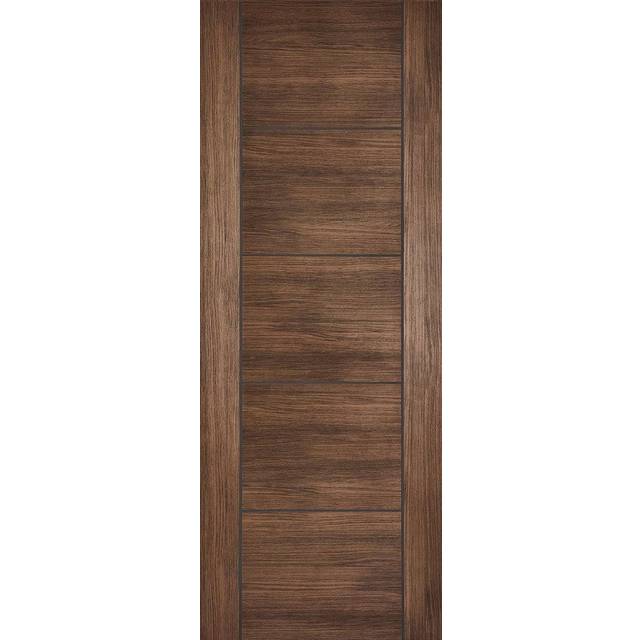 LPD Vancouver Walnut Laminate - Prefinished Internal Door (Size: 1981 x 762mm, Thickness: 35mm, Fire Door: No)
