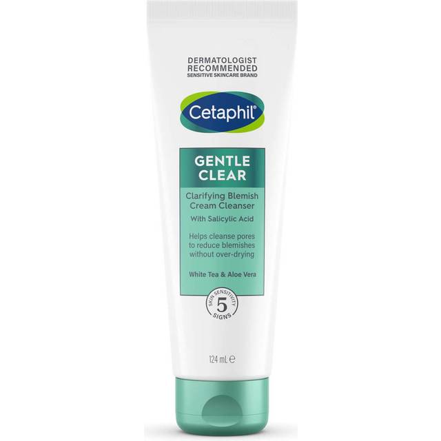 Cetaphil Gentle Clear Clarifying Blemish Cream Cleanser with 2% Salicylic Acid 124ml
