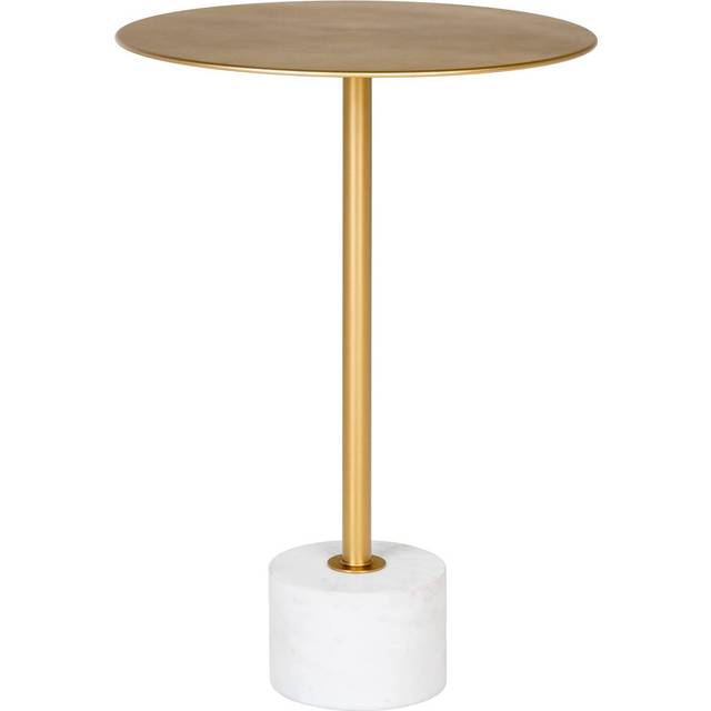 House Nordic Lecco Brass/Marble Småbord 41cm