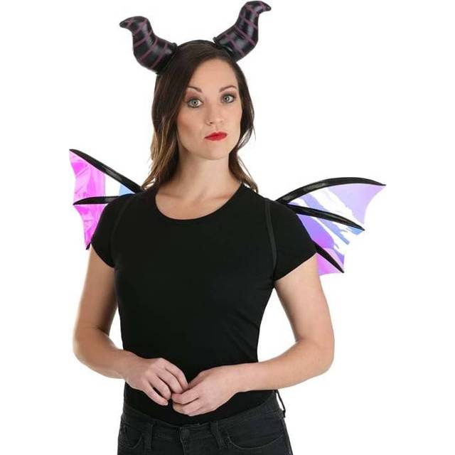 Maleficent Dragon Horns Headband & Wings Kit - Black&#47;Purple (One-Size)