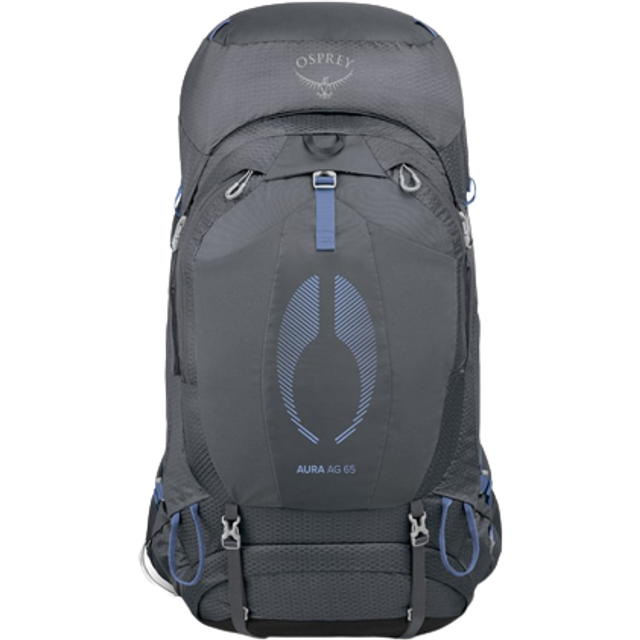Osprey Aura AG 65 Backpack, 65L-M/L Tungsten Grey - 65L | M/L