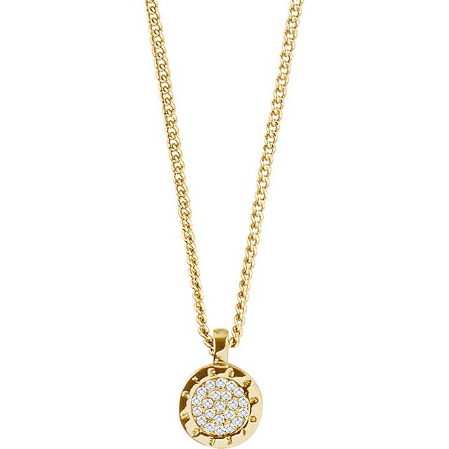 Dyrberg/Kern – Alia Halsband, Guld/kristall
