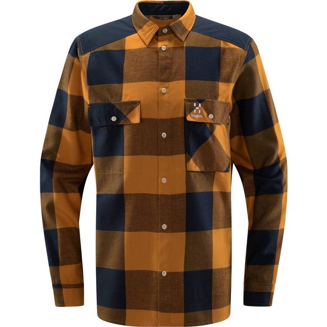 Haglöfs Men's Timmer Shirt Desert Yellow/Tarn Blue, S