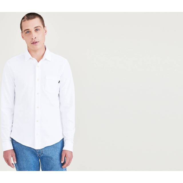 Men's Slim Fit Knit Button - Up Shirt