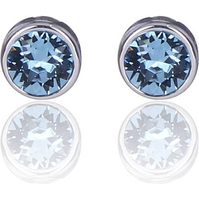 Beginnings Sterling Silver Crystal Birthstone Earrings by Beginnings