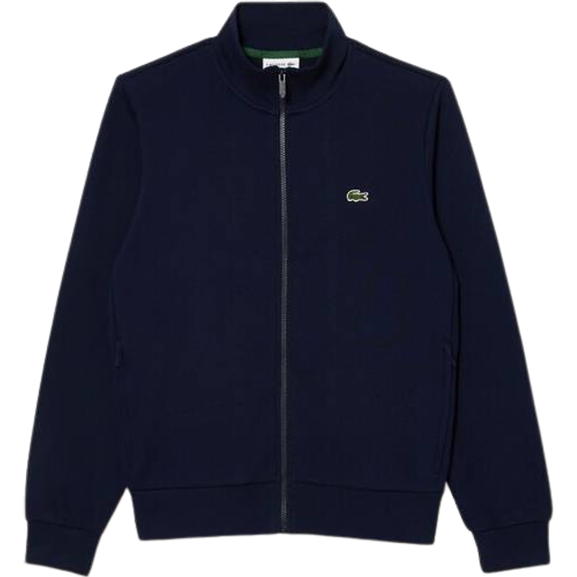 Lacoste Cotton Blend Zip Funnel Neck Sweatshirt